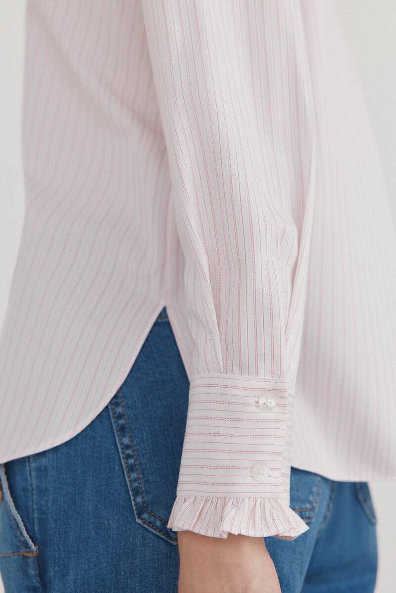 Pedro Del Hierro Camisa Romántica Con Volantes