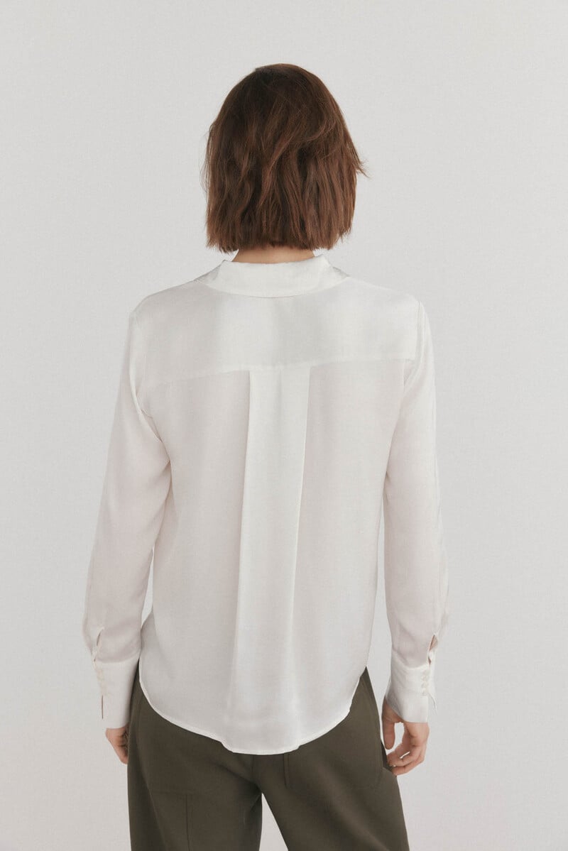 Pedro Del Hierro Camisa Satinada Fluida