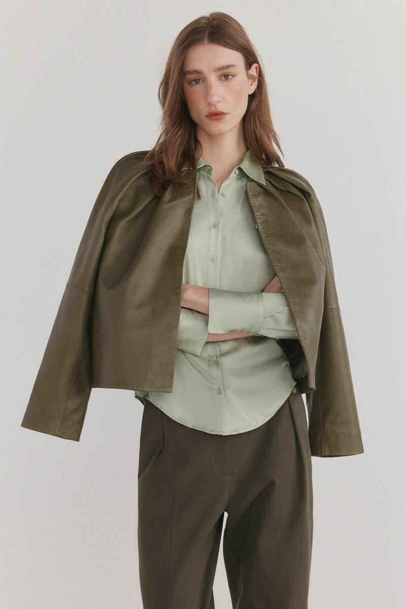 pedro del hierro Camisa satinada fluida