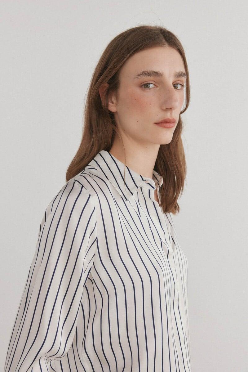 pedro del hierro Camisa satinada fluida