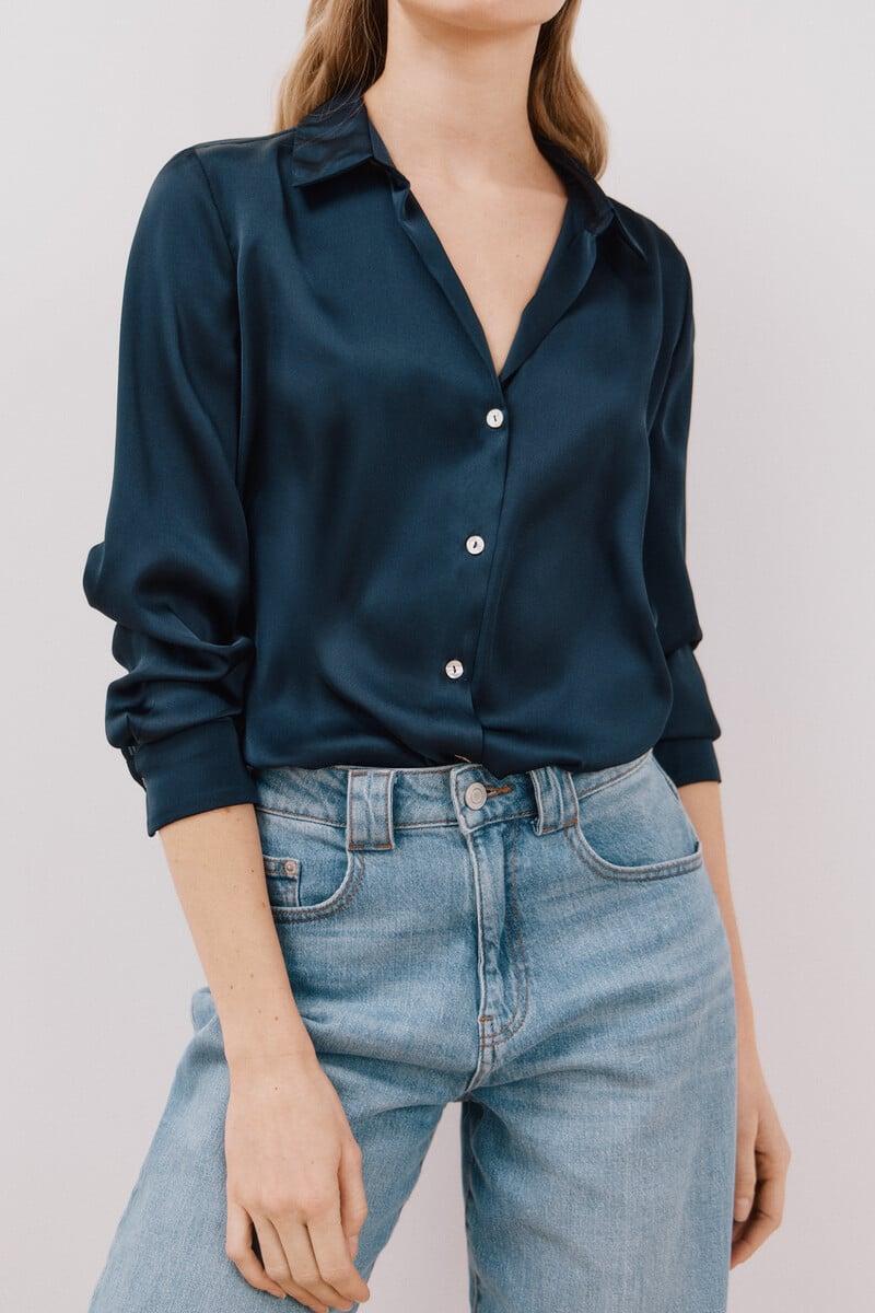 Pedro Del Hierro Camisa Satinada