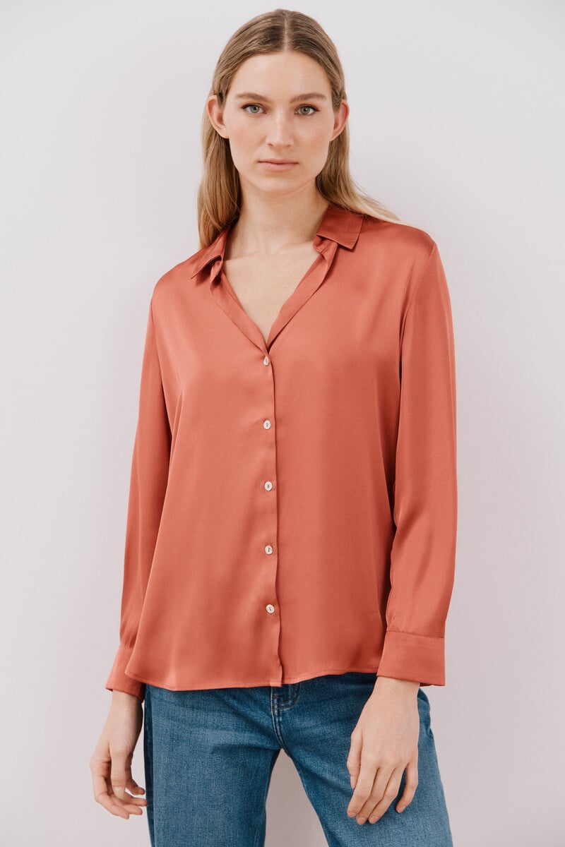 Pedro Del Hierro Camisa Satinada