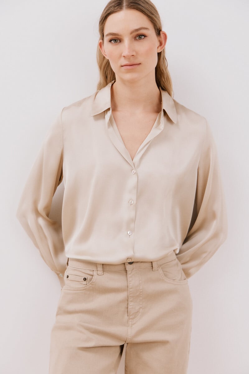 Pedro Del Hierro Camisa Satinada