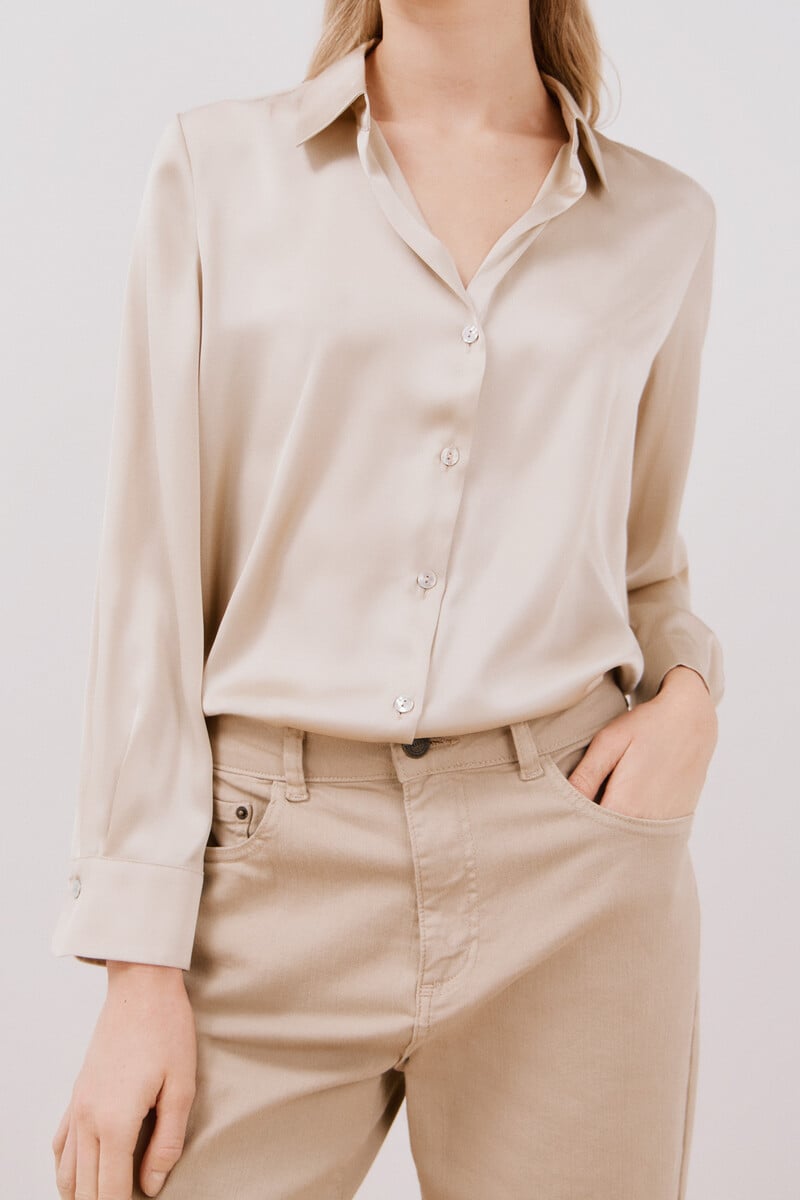 pedro del hierro Camisa satinada