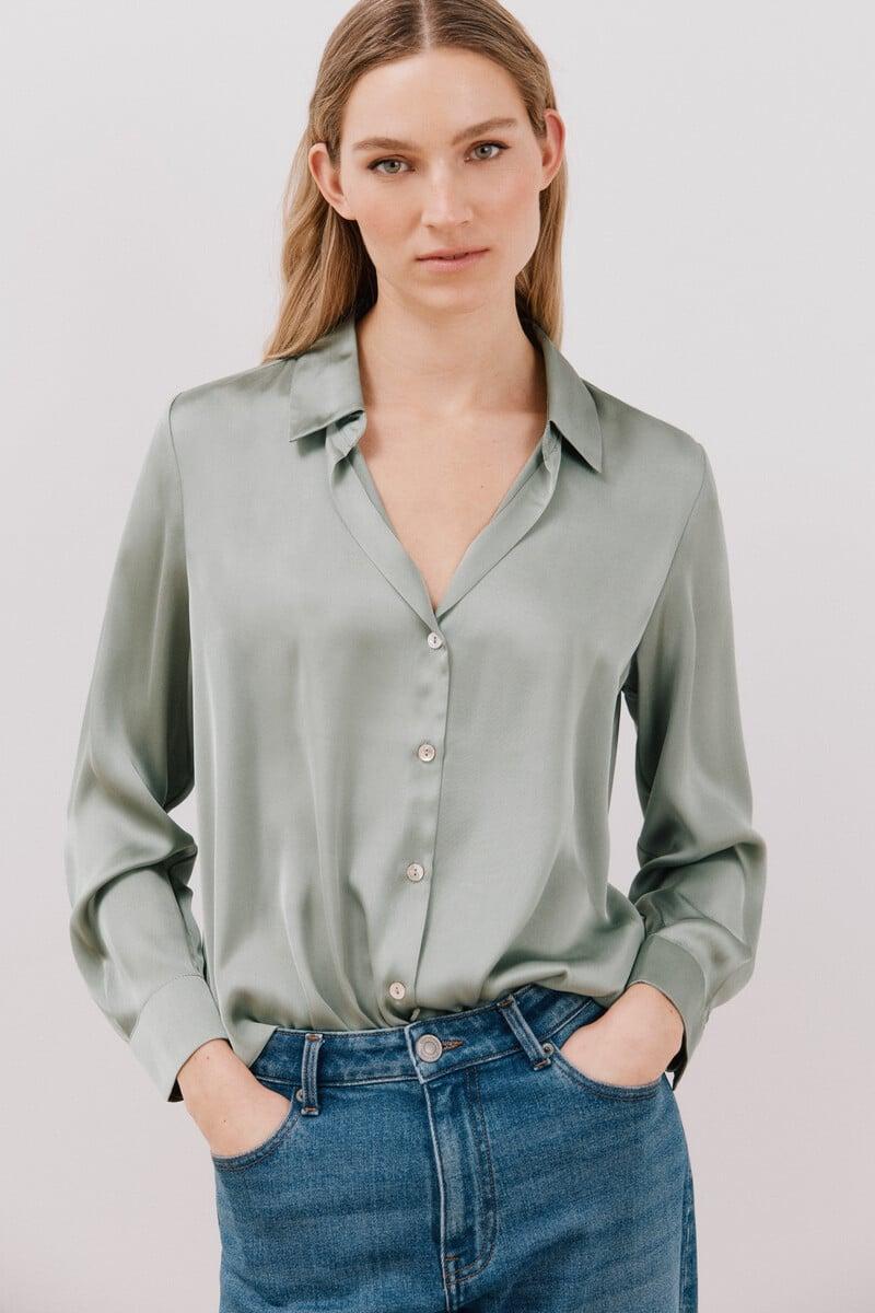 pedro del hierro Camisa satinada