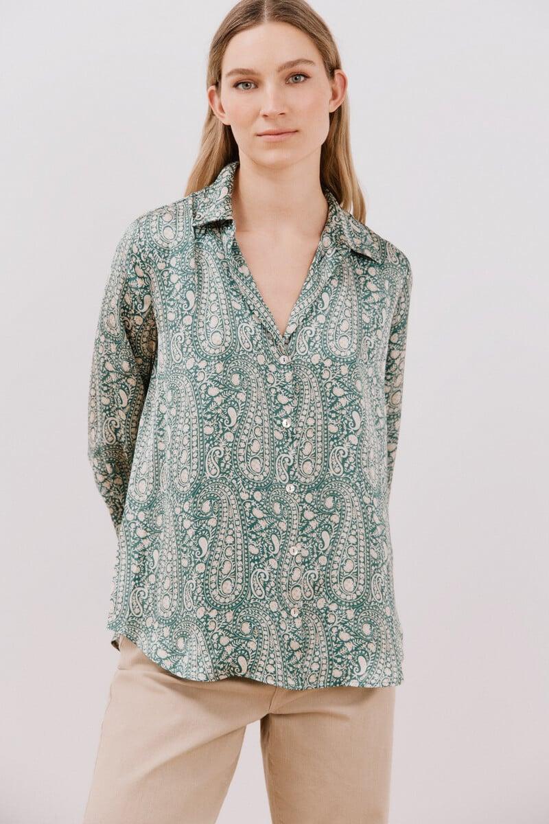 Pedro Del Hierro Camisa Satinada