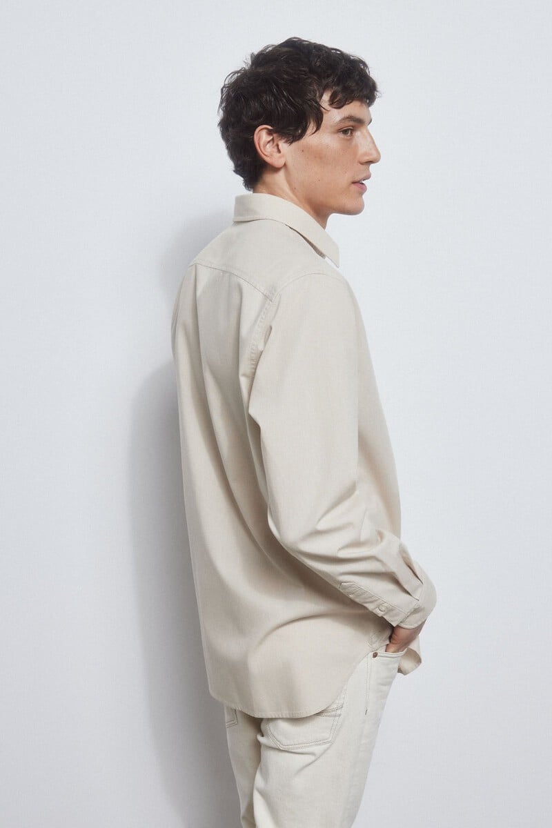 Pedro Del Hierro Camisa Tejido Vaquero