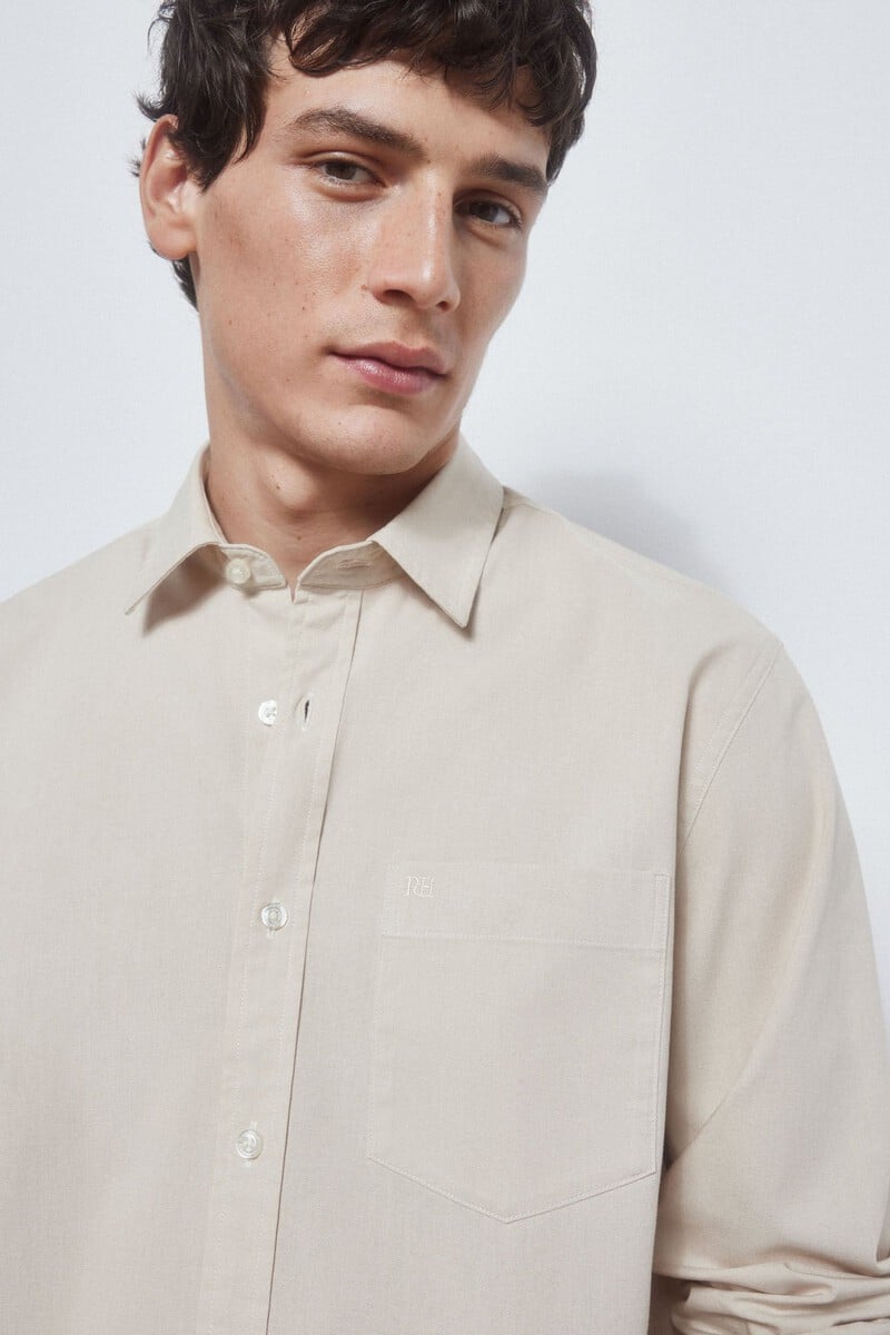 Pedro Del Hierro Camisa Tejido Vaquero