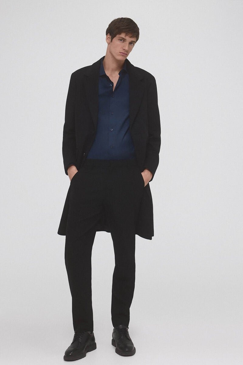 pedro del hierro Camisa vestir lisa fácil plancha