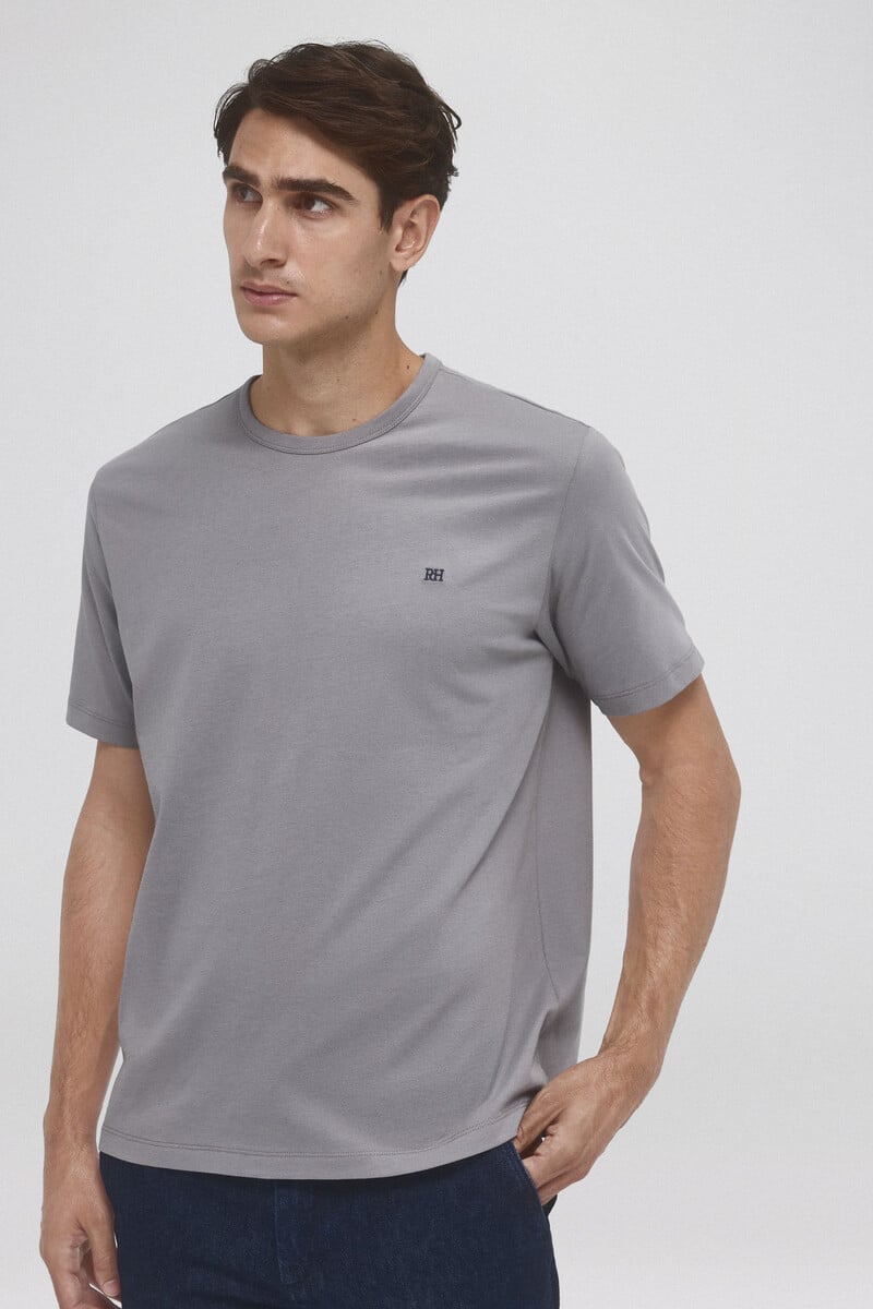 Pedro Del Hierro Camiseta Básica Con Logo Bordado
