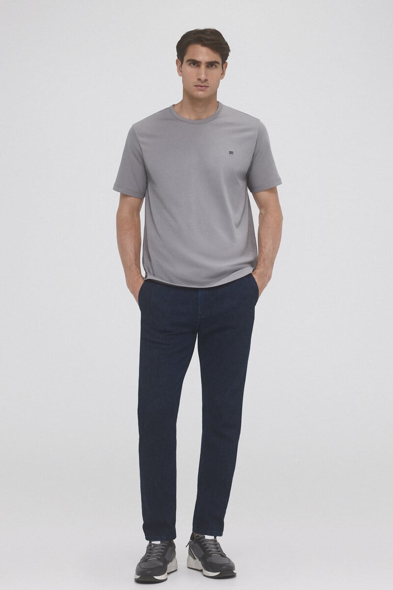 Pedro Del Hierro Camiseta Básica Con Logo Bordado