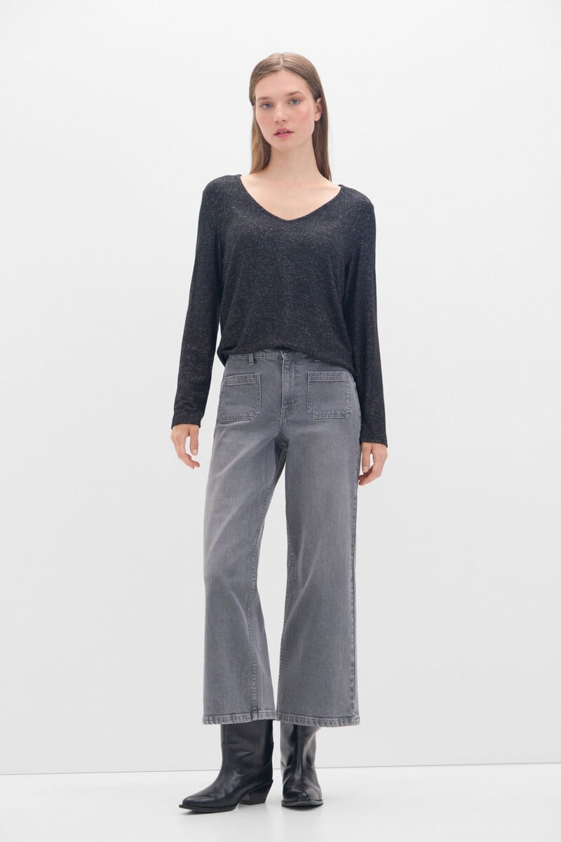 Pedro Del Hierro Camiseta Básica Cuello Pico