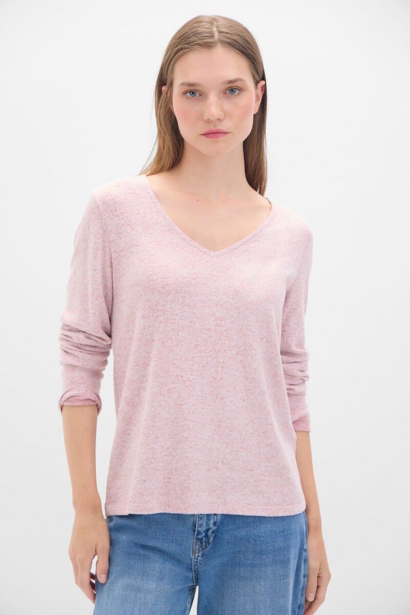 pedro del hierro Camiseta básica cuello pico