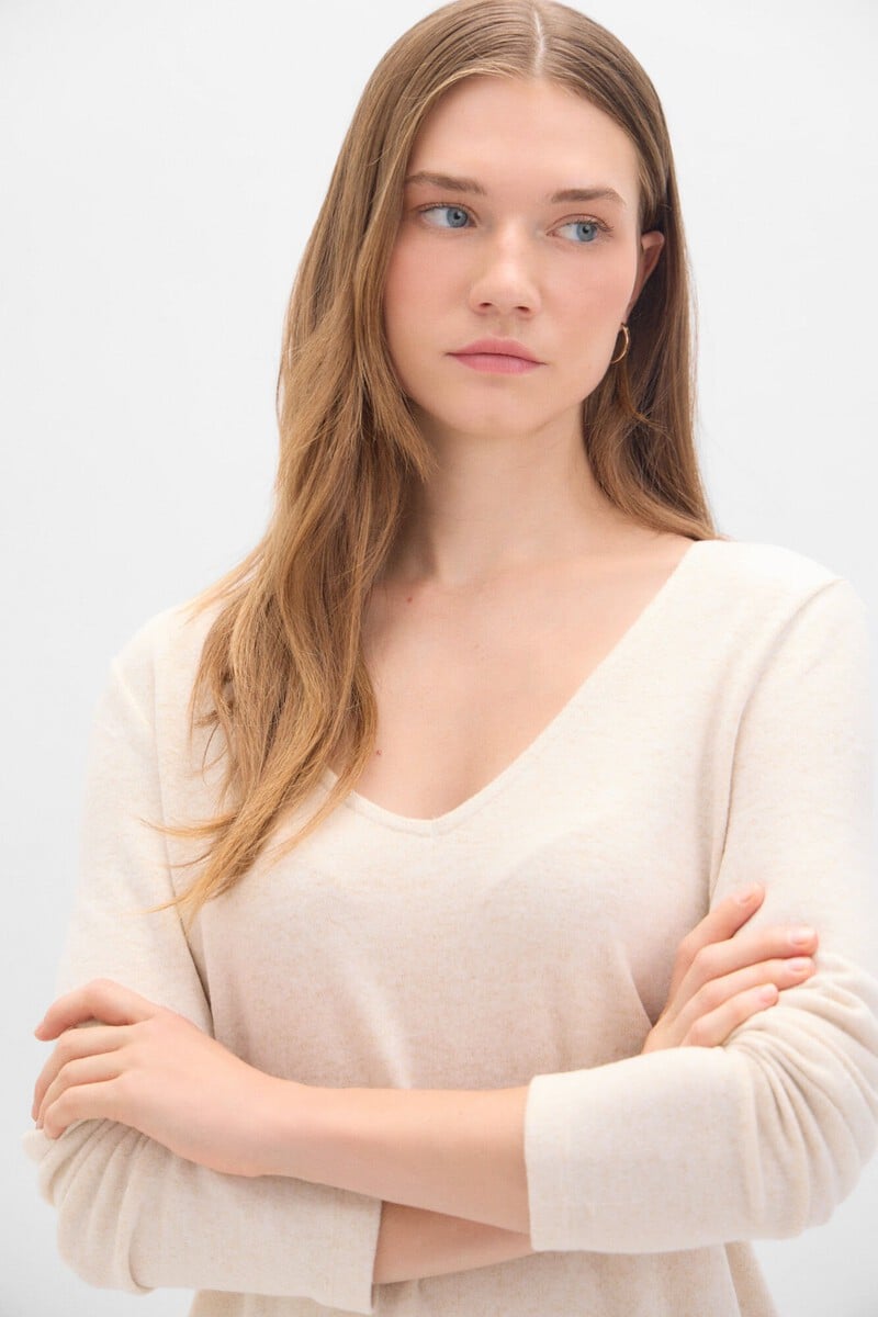 pedro del hierro Camiseta básica cuello pico