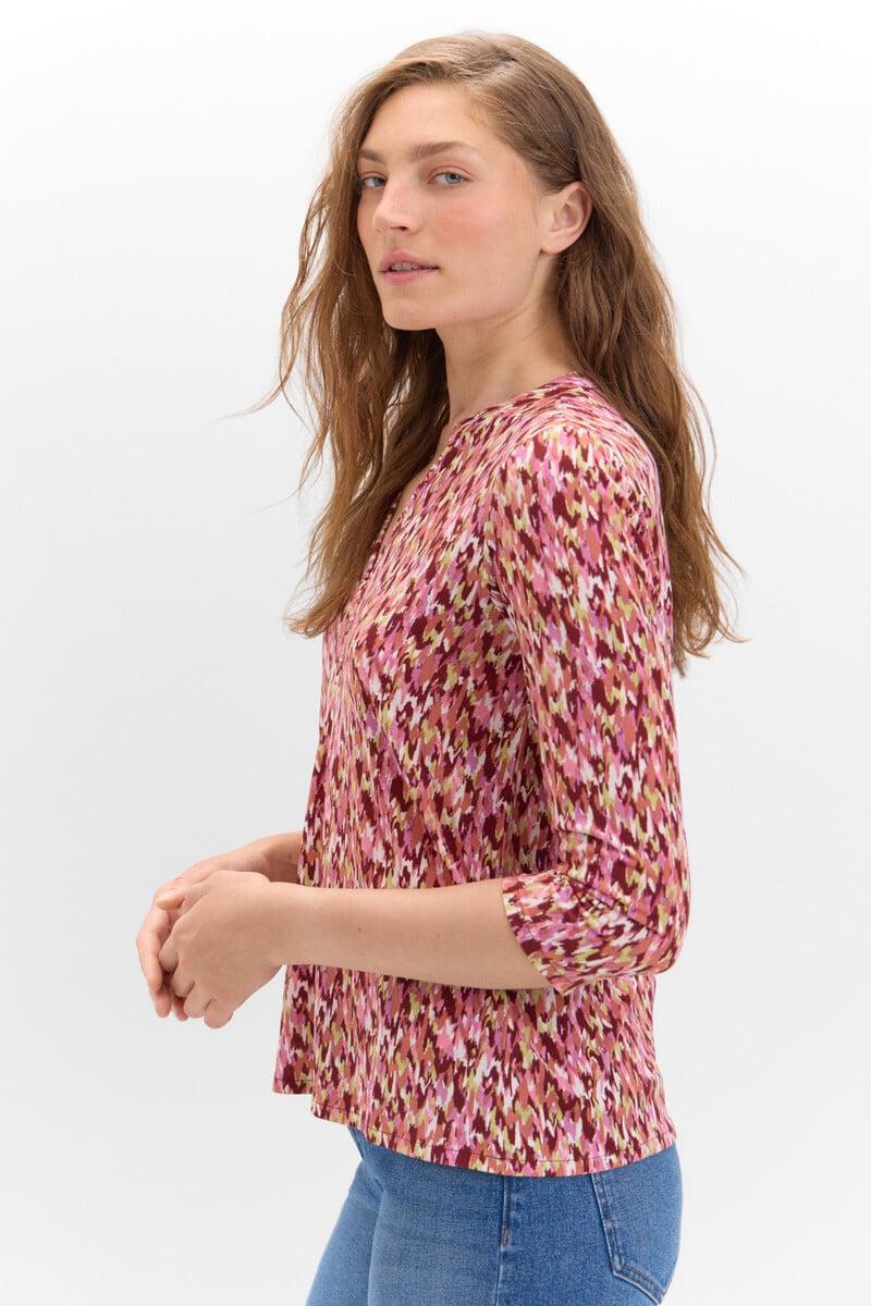 pedro del hierro Camiseta básico con cuello mao