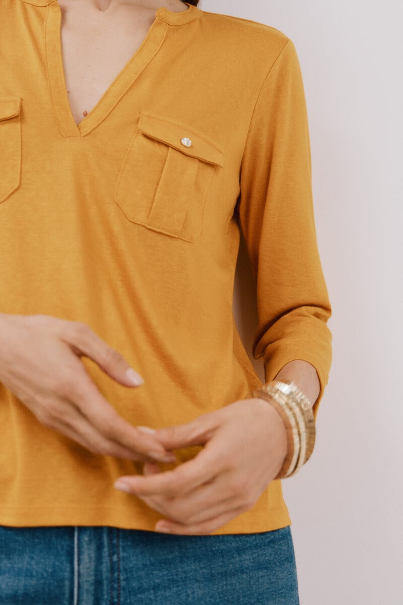 Pedro Del Hierro Camiseta Bolsillos Cargo