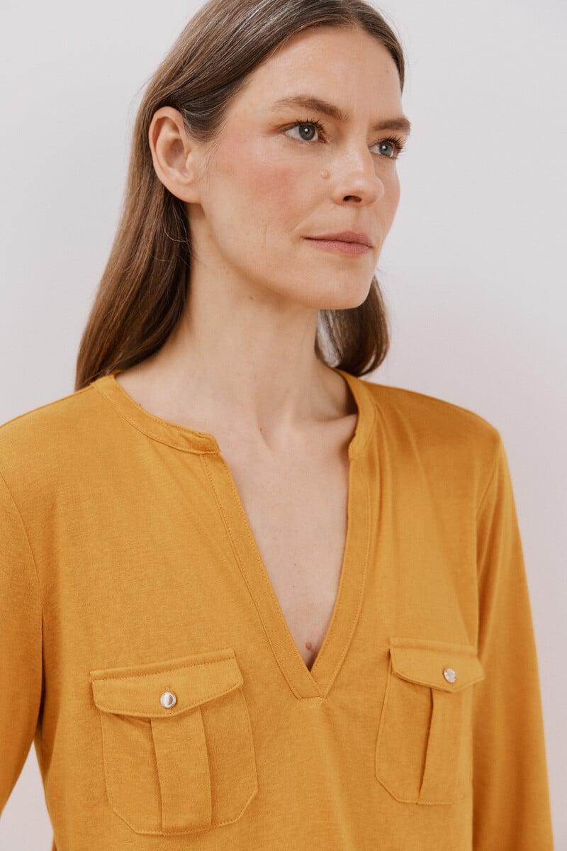 pedro del hierro Camiseta bolsillos cargo