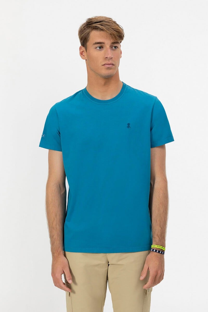 pedro del hierro Camiseta bordado logo elPulpo