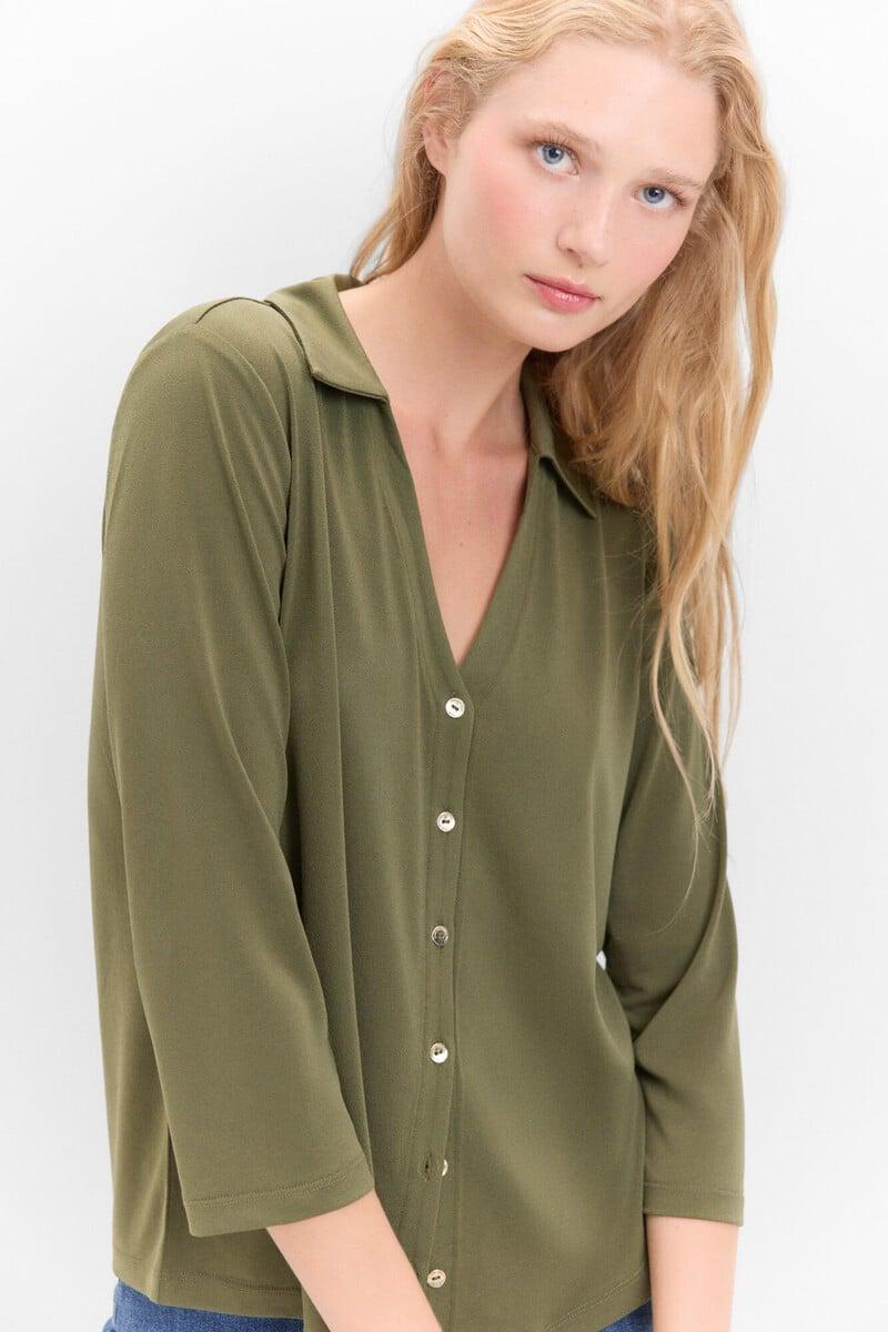 pedro del hierro Camiseta con botones