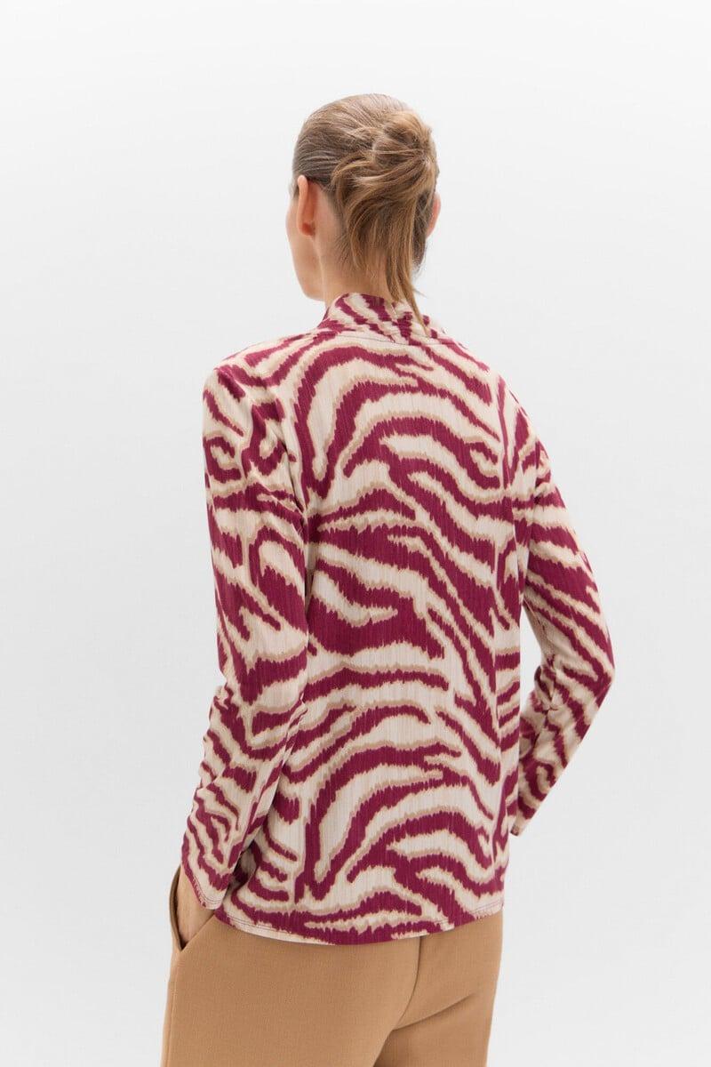 Pedro Del Hierro Camiseta Cuello Pico Fruncido