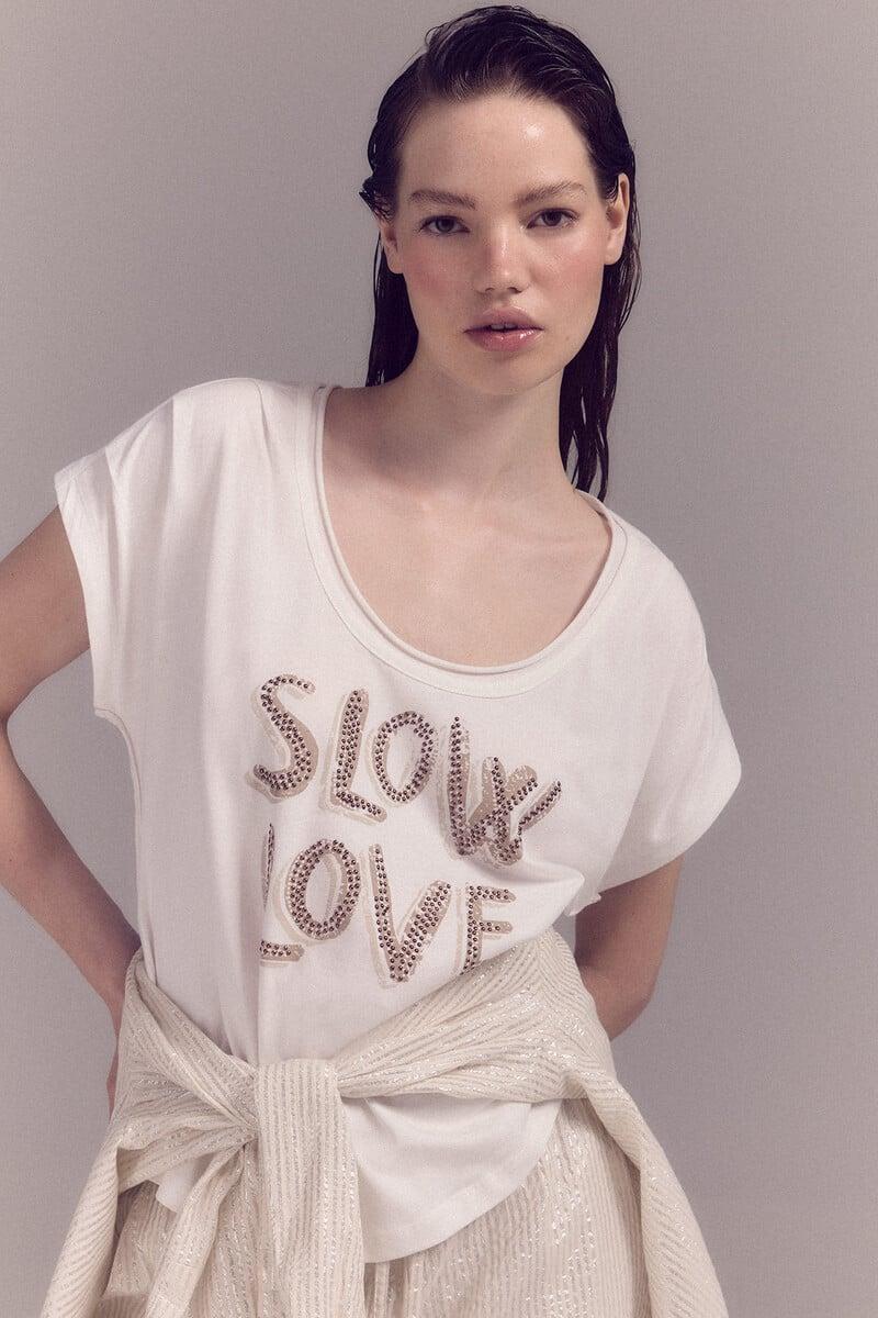 pedro del hierro Camiseta de logo estampada