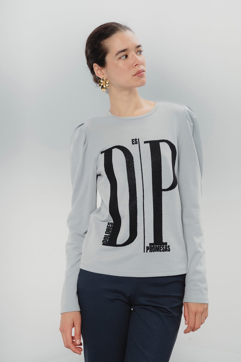 pedro del hierro Camiseta DP Gris Carolina