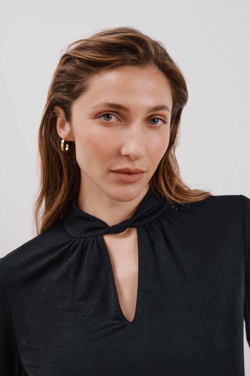 pedro del hierro Camiseta escote nudo