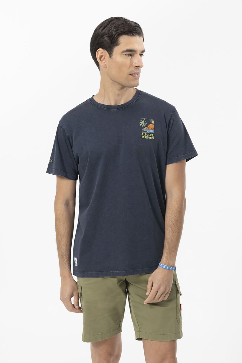 pedro del hierro Camiseta estampado palmeras