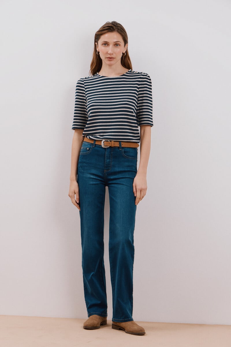 Pedro Del Hierro Camiseta Estructura Rayas