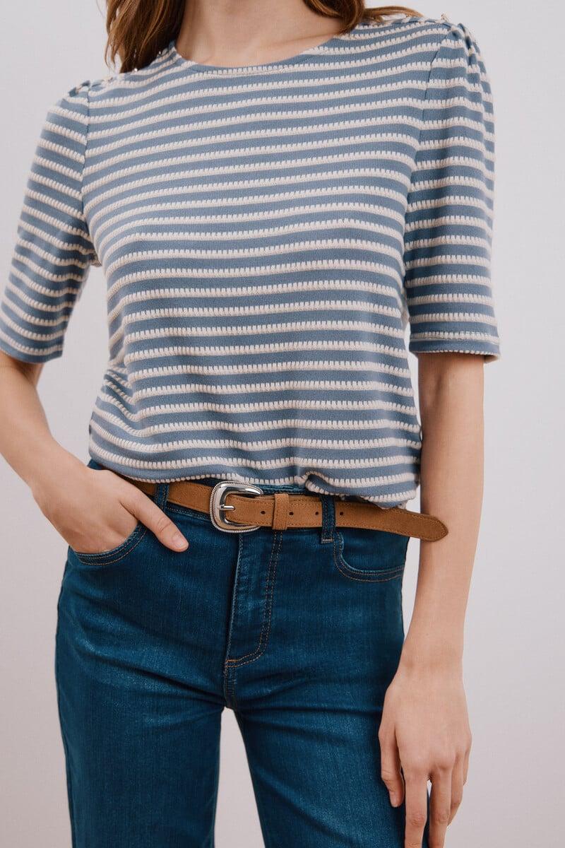 Pedro Del Hierro Camiseta Estructura Rayas