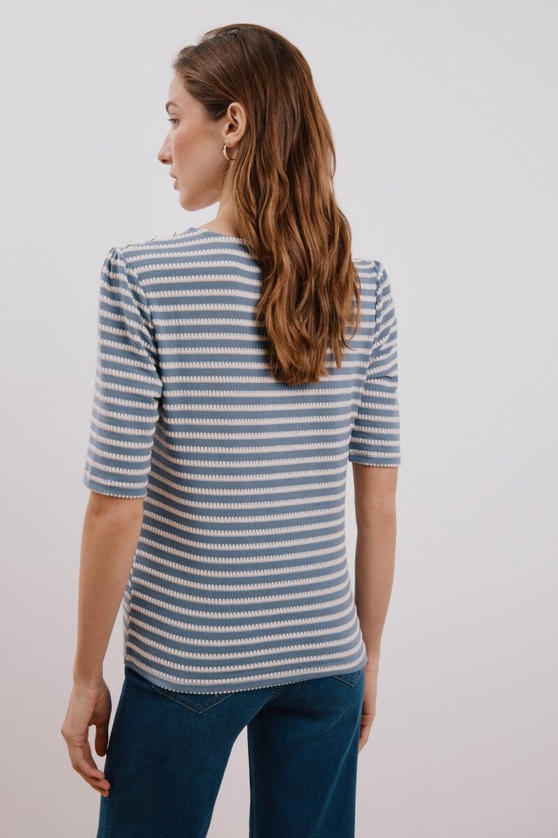 Pedro Del Hierro Camiseta Estructura Rayas