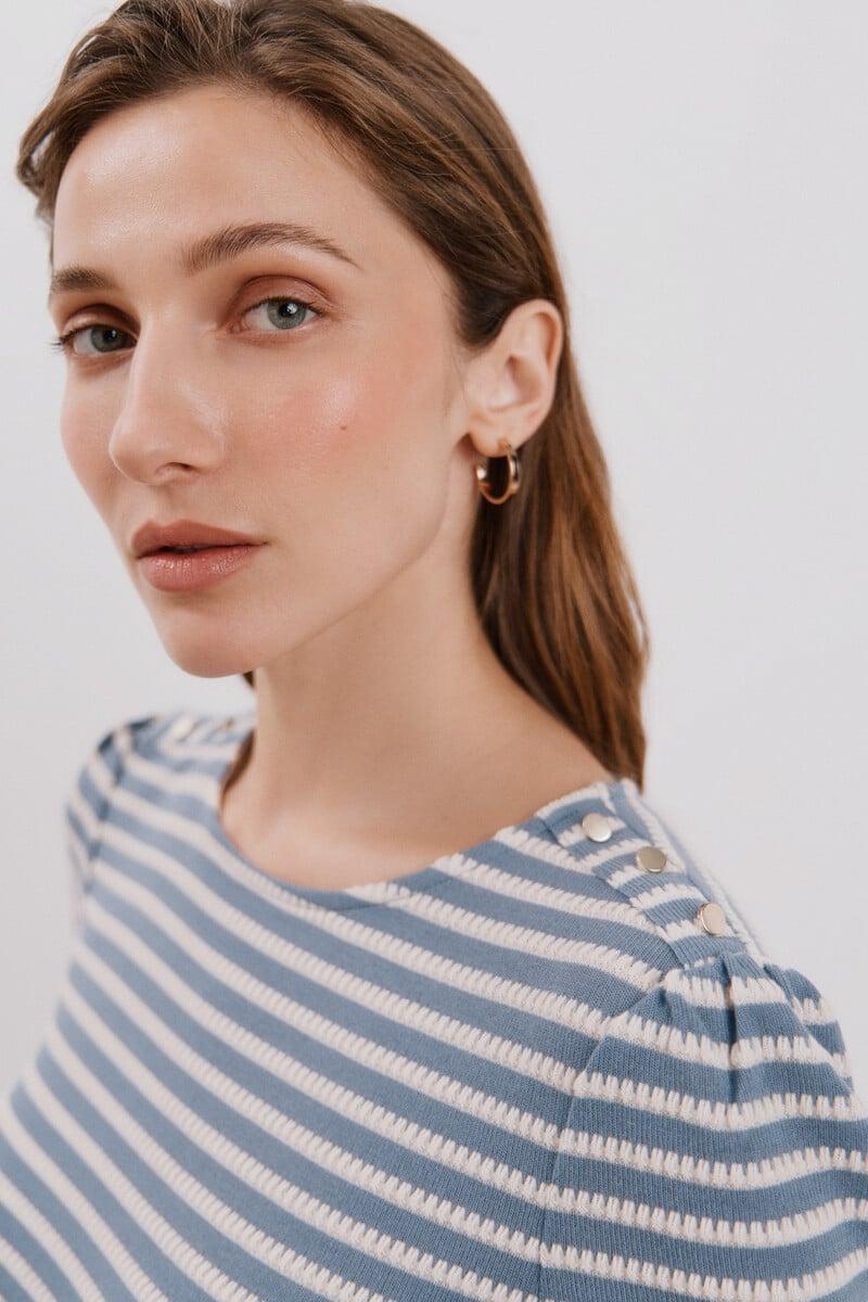 pedro del hierro Camiseta estructura rayas