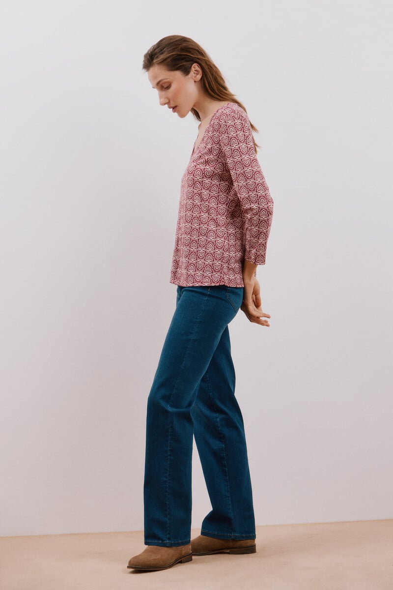 pedro del hierro Camiseta fluida escote pico