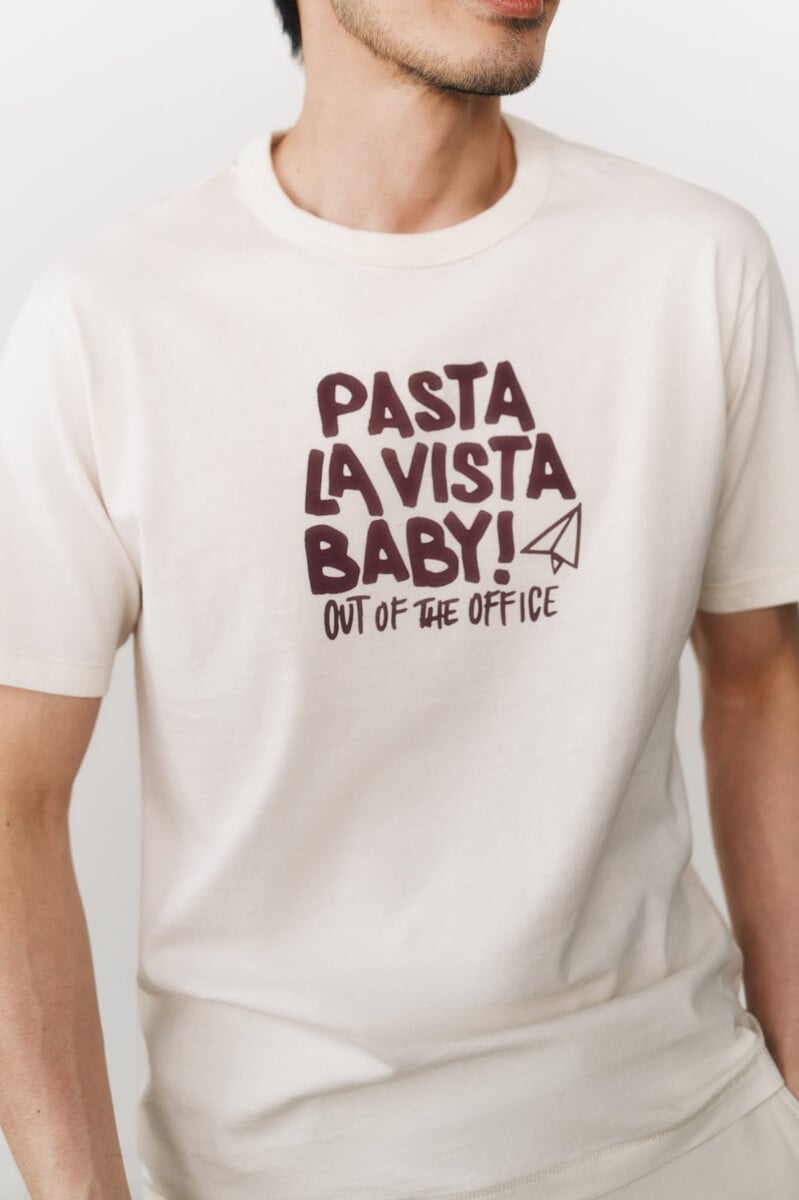 Pedro Del Hierro Camiseta Gráfica Lavada OOTO