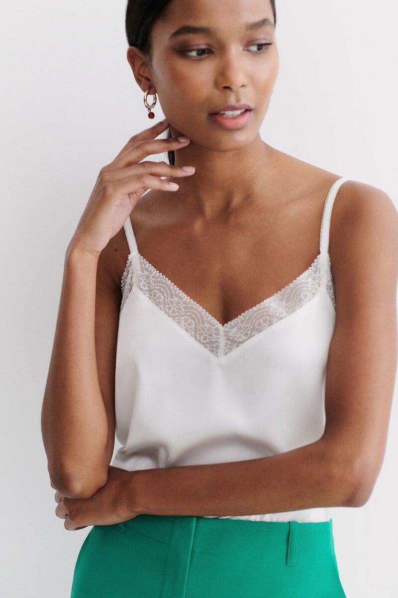 pedro del hierro Camiseta lencera Clea