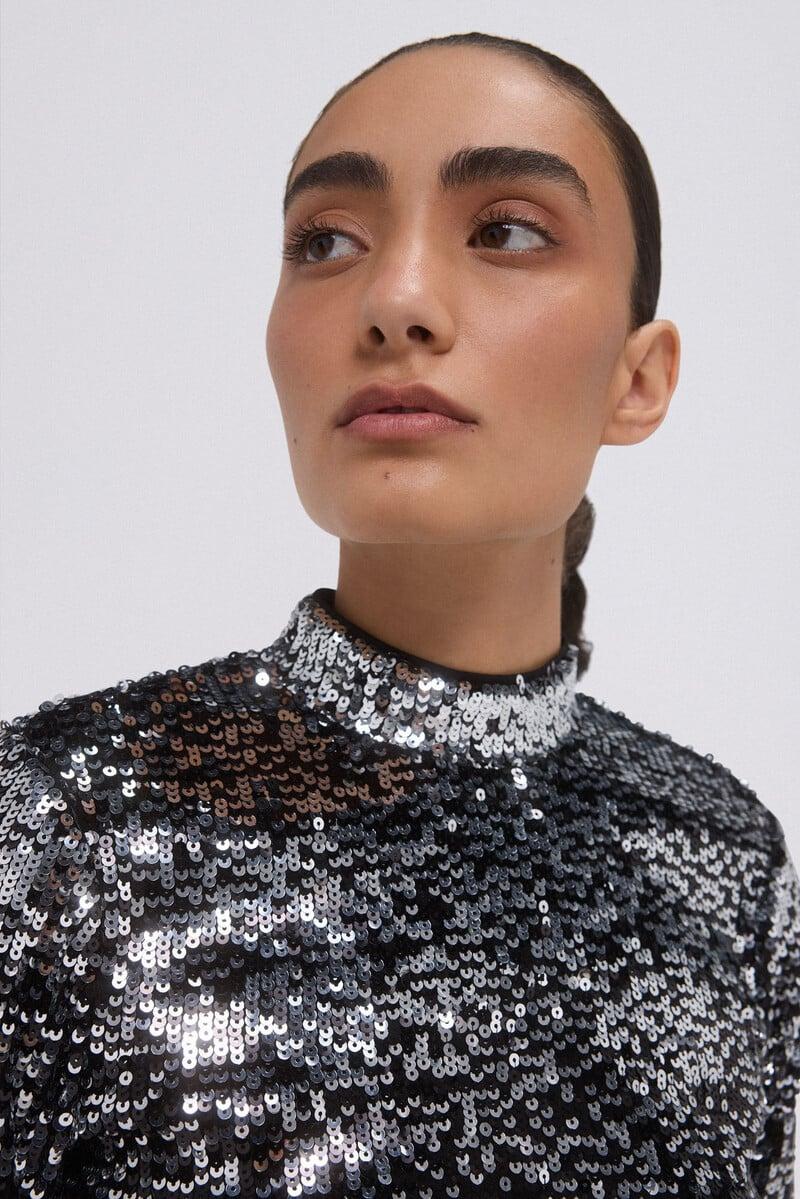 Pedro Del Hierro Camiseta Lentejuelas