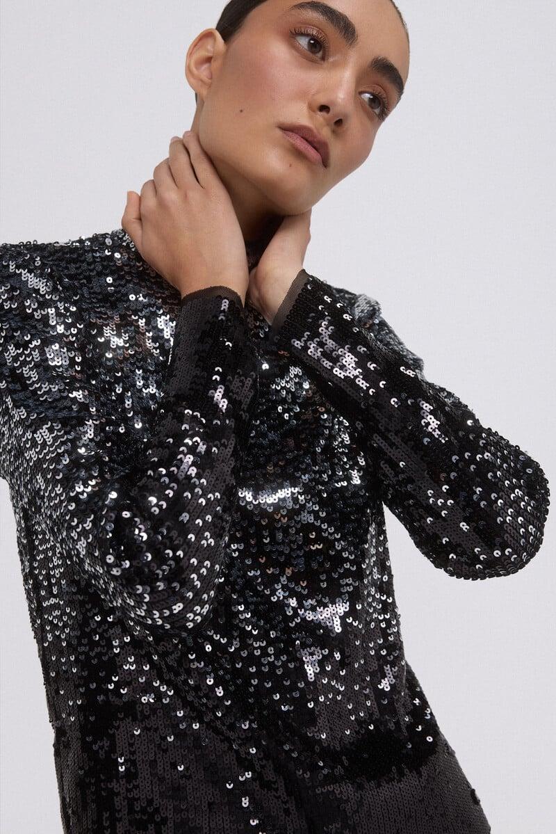 Pedro Del Hierro Camiseta Lentejuelas