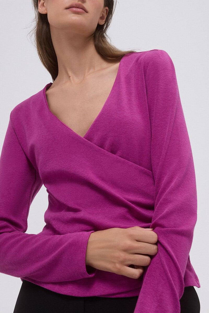 Pedro Del Hierro Camiseta Lisa Cruzada