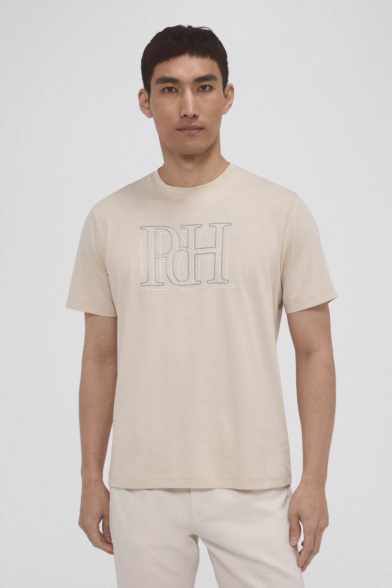 Pedro Del Hierro Camiseta Logo Grande