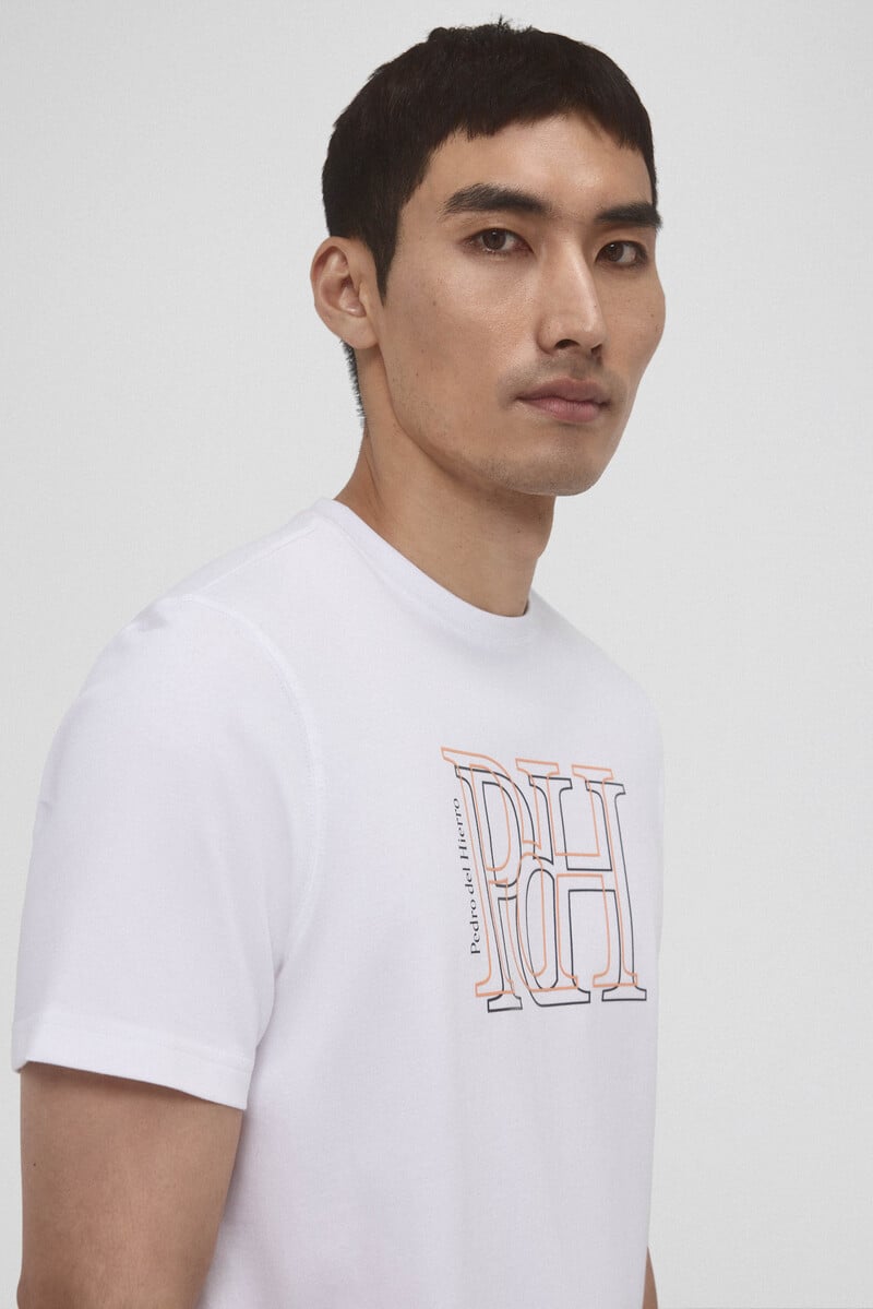 Pedro Del Hierro Camiseta Logo Grande