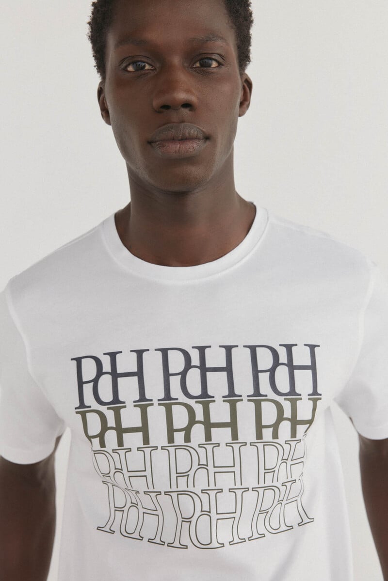 Pedro Del Hierro Camiseta Logos Estampados