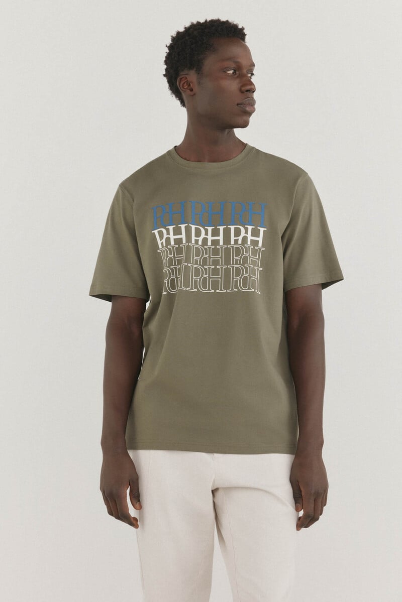 Pedro Del Hierro Camiseta Logos Estampados