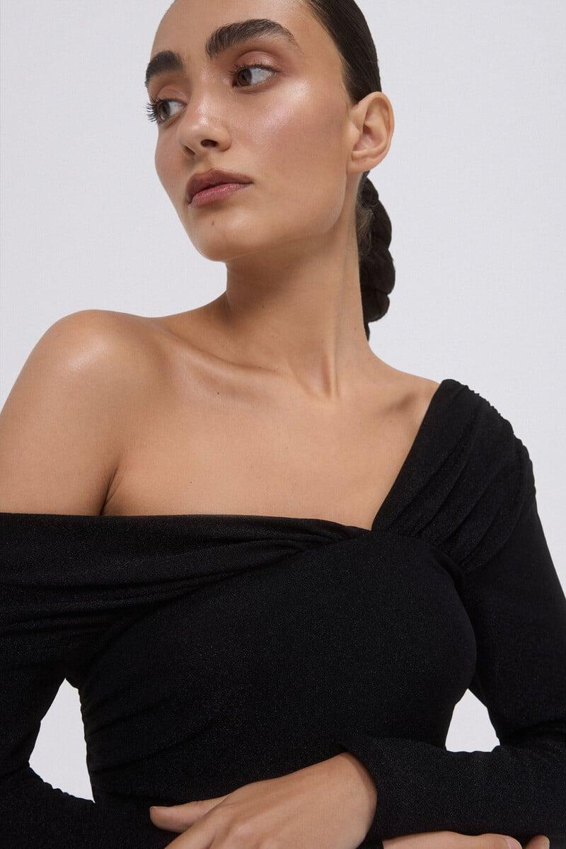 Pedro Del Hierro Camiseta Lurex Frunces