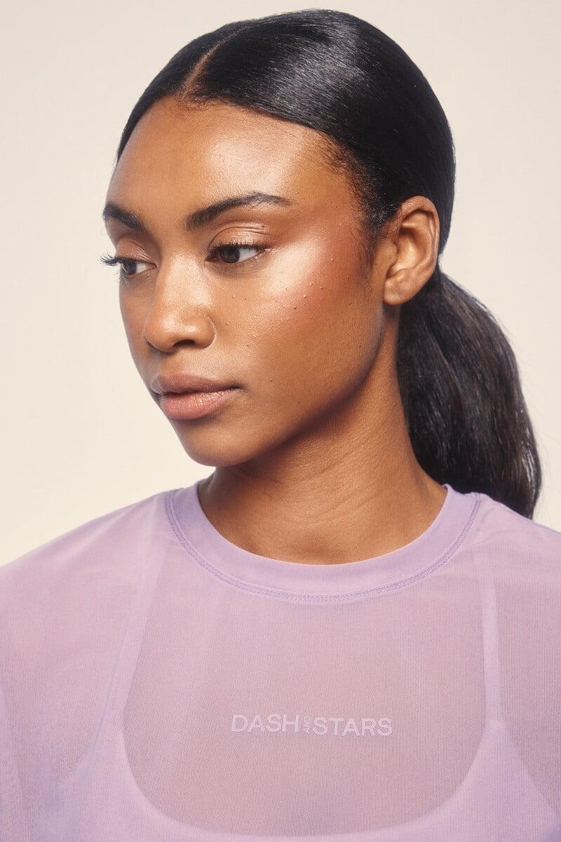 Pedro Del Hierro Camiseta Manga Corta Mesh Lila