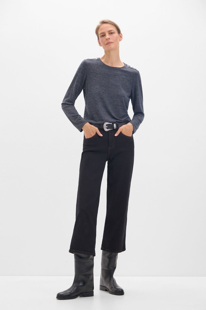 Pedro Del Hierro Camiseta Manga Larga Con Botones