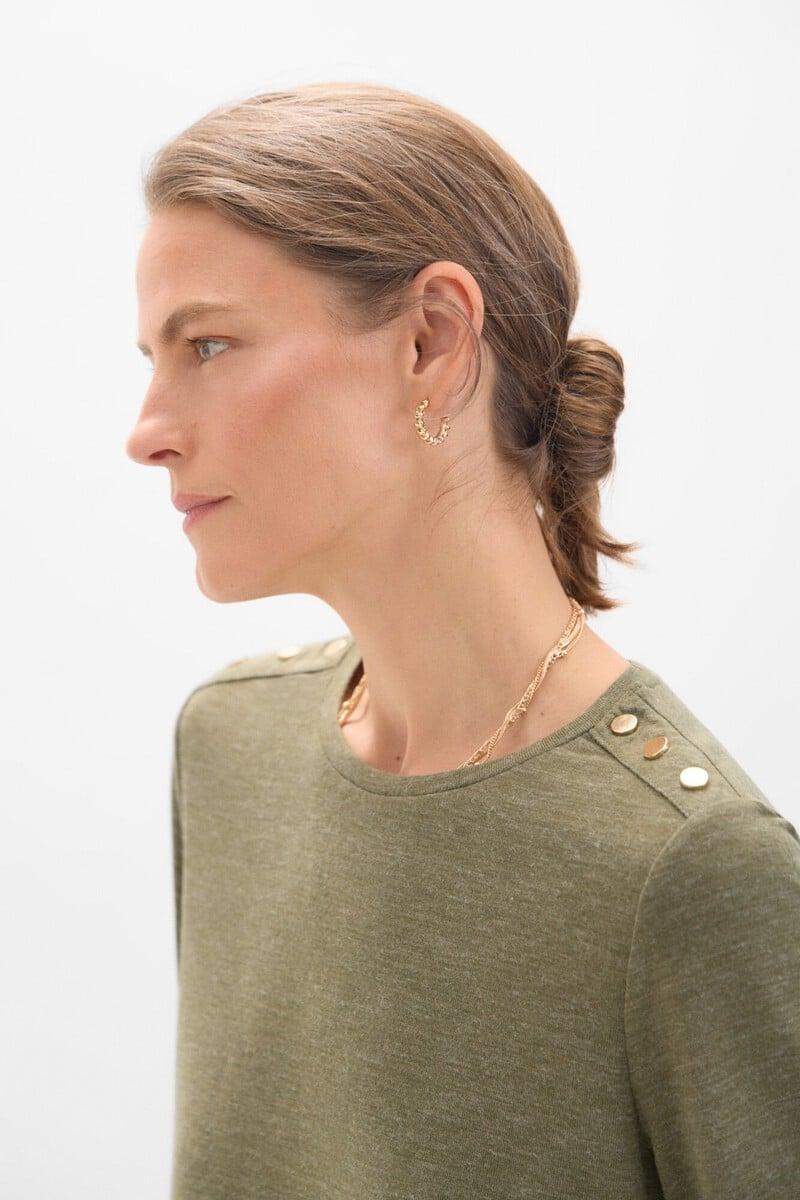 Pedro Del Hierro Camiseta Manga Larga Con Botones