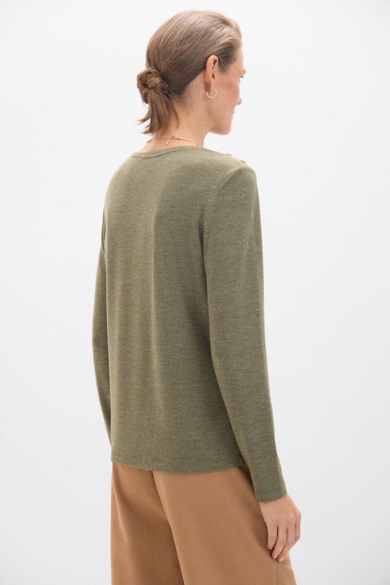 Pedro Del Hierro Camiseta Manga Larga Con Botones