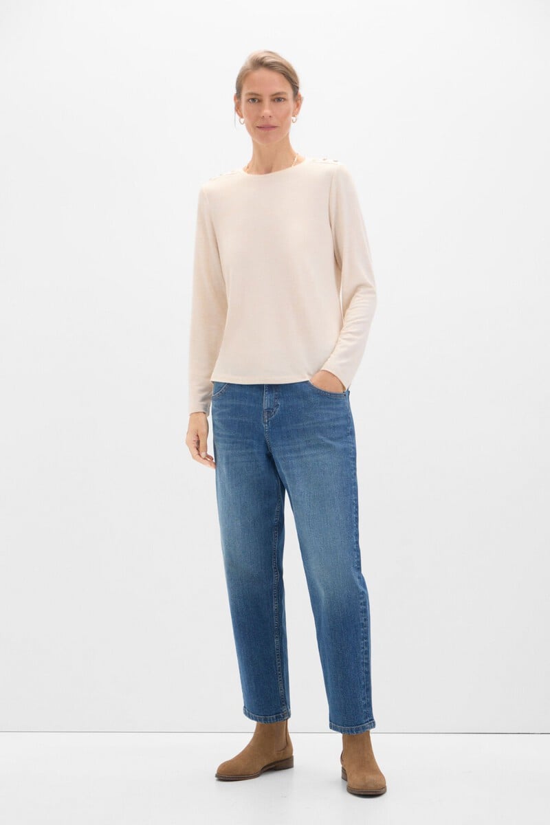 Pedro Del Hierro Camiseta Manga Larga Con Botones