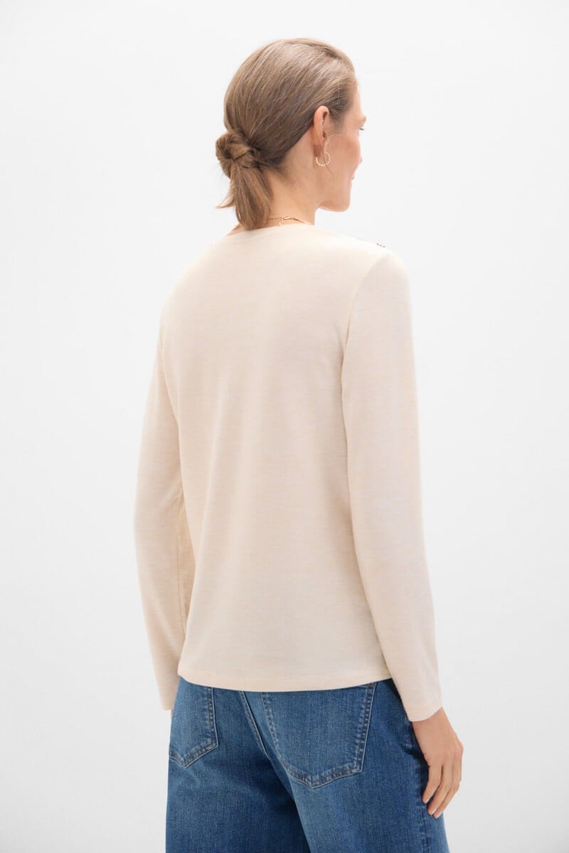 Pedro Del Hierro Camiseta Manga Larga Con Botones