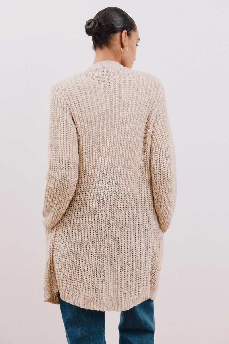 Pedro Del Hierro Cárdigan Abierto Bolsillos